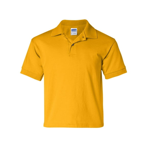 DryBlend Youth Jersey Polo, XL, Gold