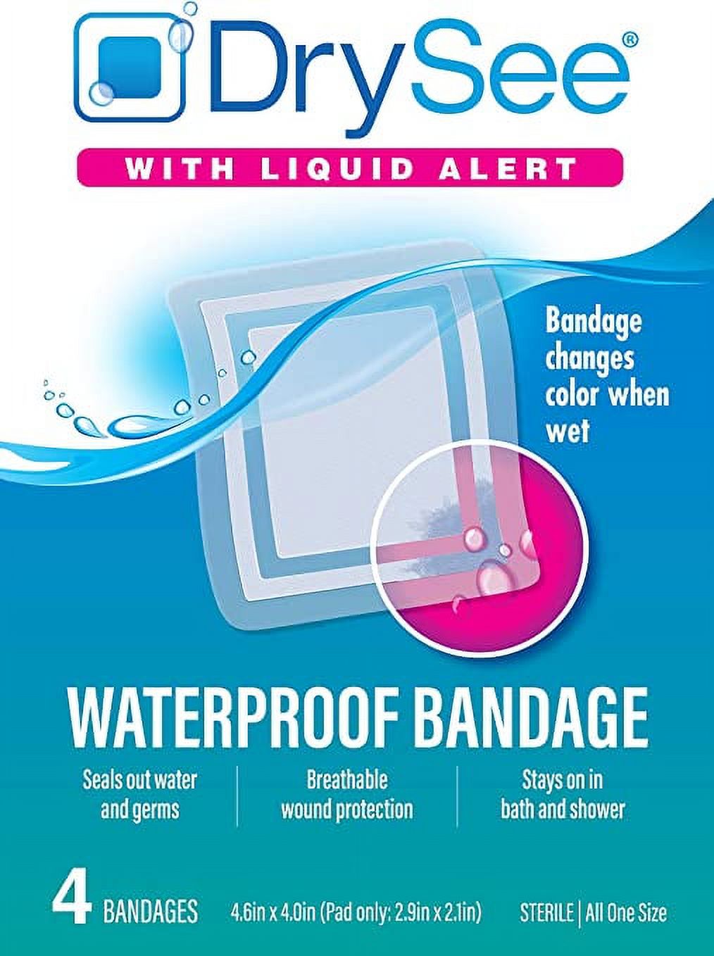 Saniderm tattoo bandage in 8″ x 8 yard roll Clear Adhesive