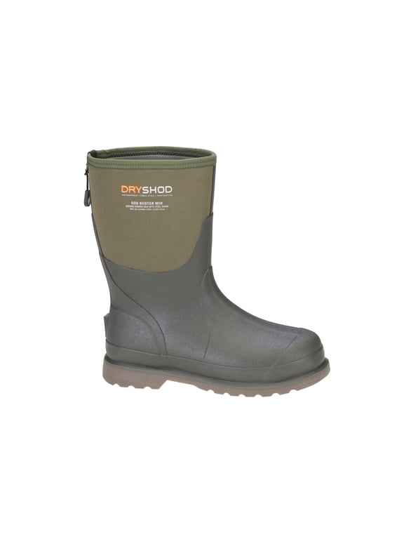 Outdoor Boots Mens Sod Buster Pull On Round Toe Moss SDB-MM