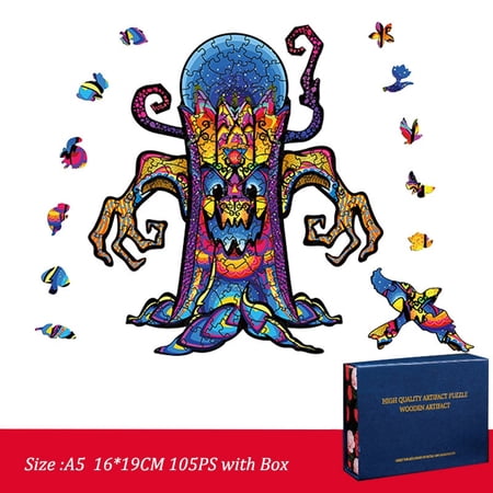 Dryad Captivating Tree Sprite Puzzle - Wood Jigsaw for Relaxation and Décor - Perfect Gift for Puzzle Enthusiasts YSH