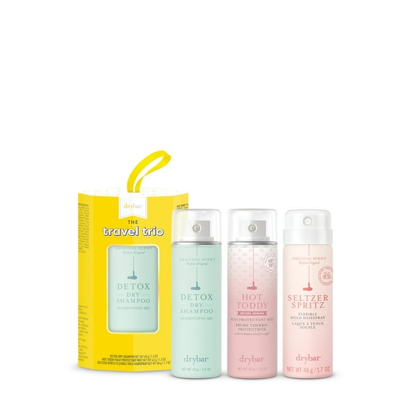 Drybar The Travel Trio Kit, Hair Spray Hair Care Holiday Gift Set