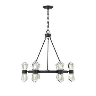Dryden 12-Light Chandelier in Matte Black