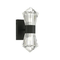 Dryden 2-Light Wall Sconce in Matte Black