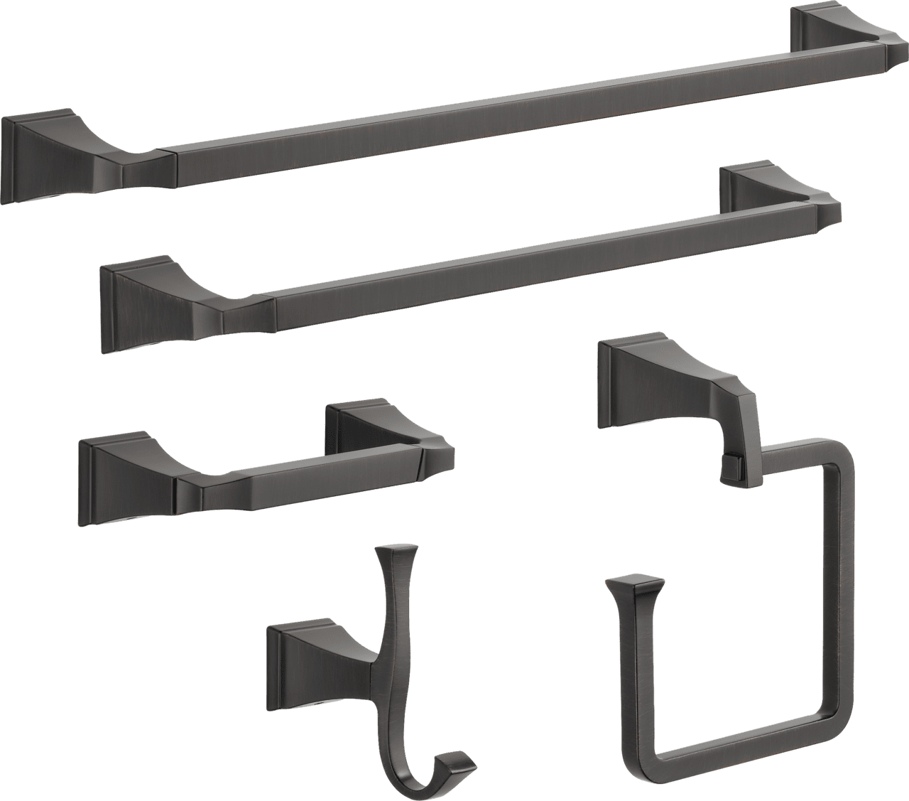 Dryden 5Piece Bath Accessory Set in Bronze