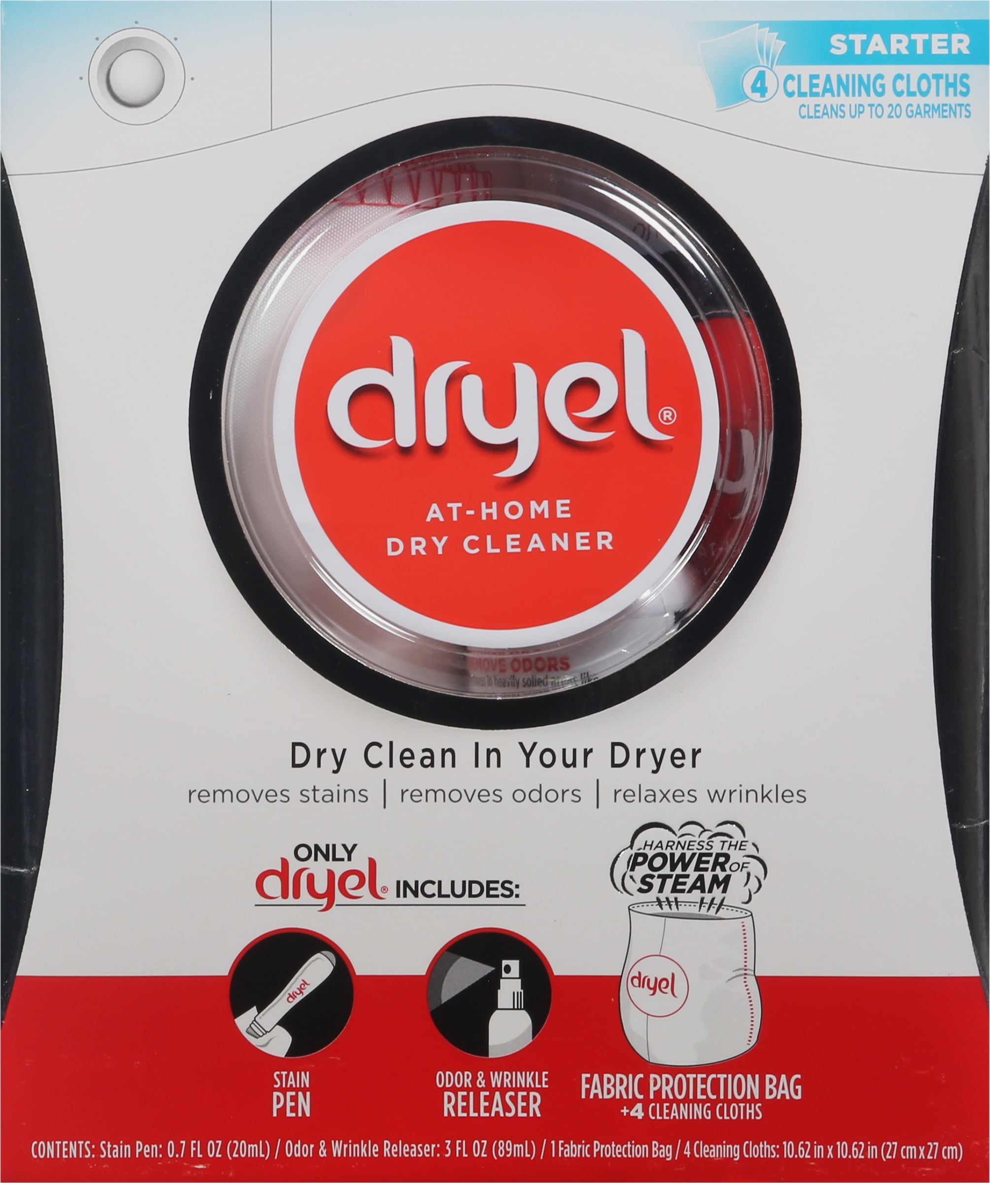 Dryel AtHome Dry Cleaner Starter Kit 4 Loads