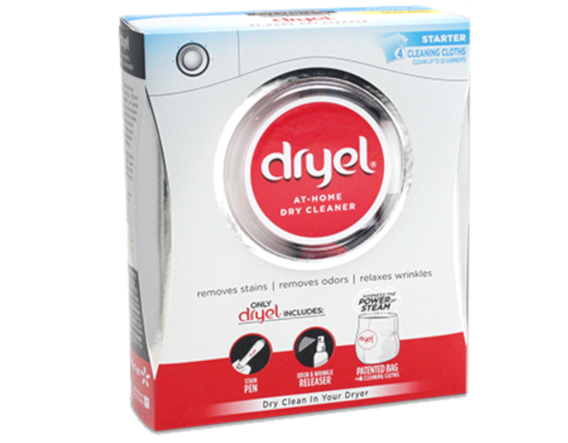 Dryel Dry Cleaner At Home Breezy Clean Scent Starter Kit Box - 4 Count