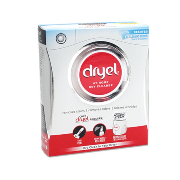 Dryel At-Home Dry Cleaner Starter Kit, 4 Loads