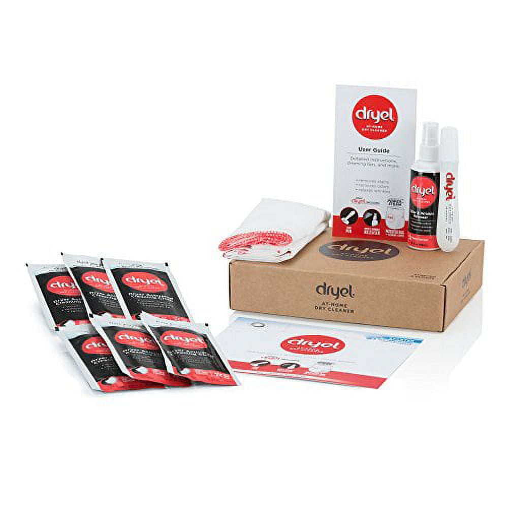 Dryel AtHome Dry Cleaner Starter Kit, Includes Dry Cleaning Cloths and