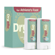 Dryello Athlete s Foot Treatment Stick   Antifungal Stick for Athlete s Foot, Tolnaftate 1%, Easy Glide-On No Mess Application   2 Sticks Complete Treatment