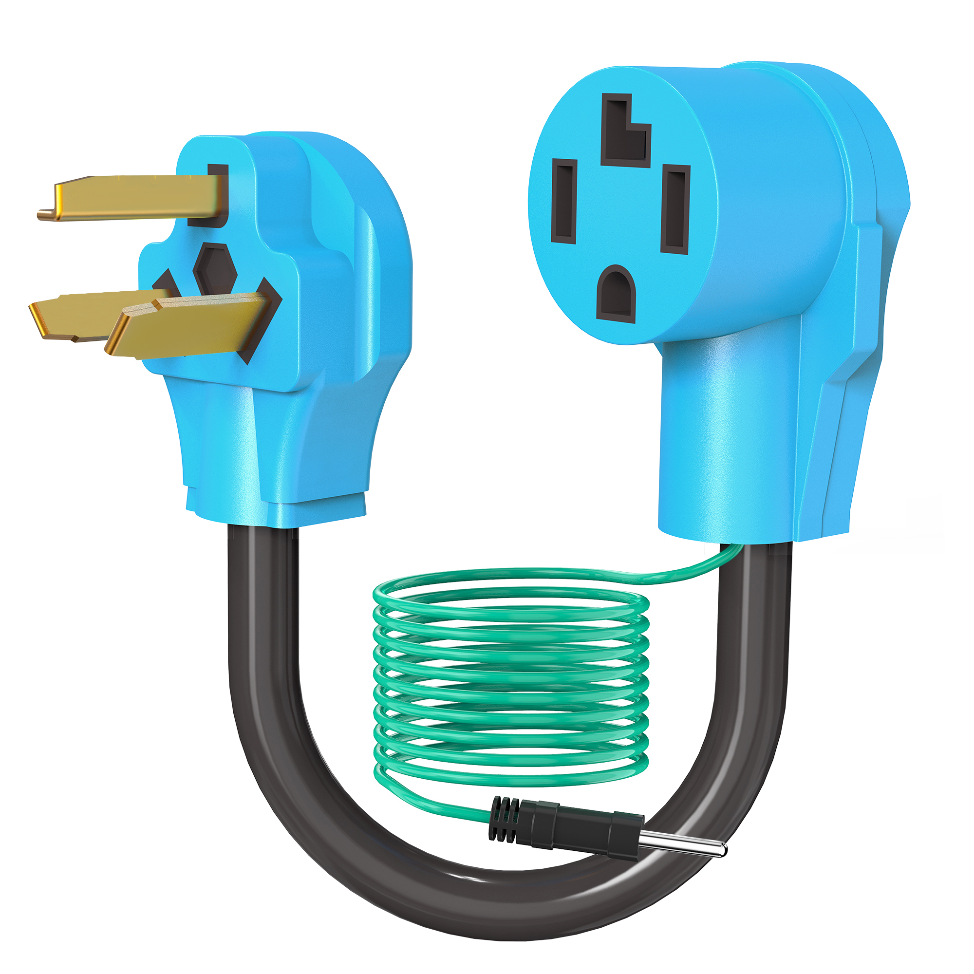 Parkworld 61711 Converter Adapter Cord, 3Prong Dryer 1030P Plug to