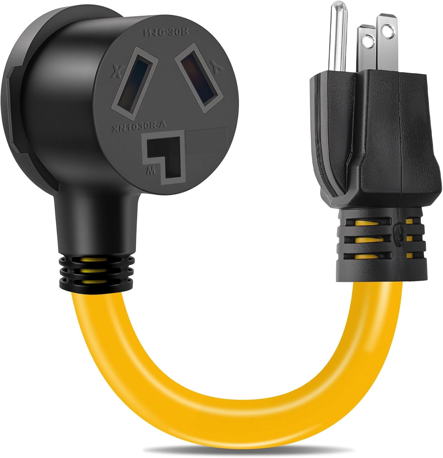 Dryer Adapter Cord NEMA 5-15P Male to 10-30R Female Power Cable Cord Convertor Heavy Duty STW 10AWG 3 Prong Receptacle ONLY for 15A 120V Device NOT 220V