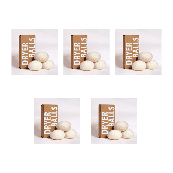 Dryer Ball Wool Dryer Ball 5 Pack (1 Box x 5 )