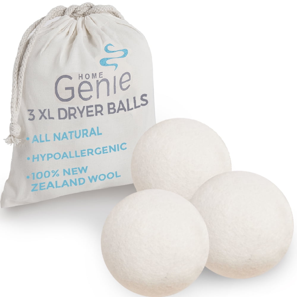 Dryer Balls, Wool Ball Reusable for Over 400 Loads, 3 Pack