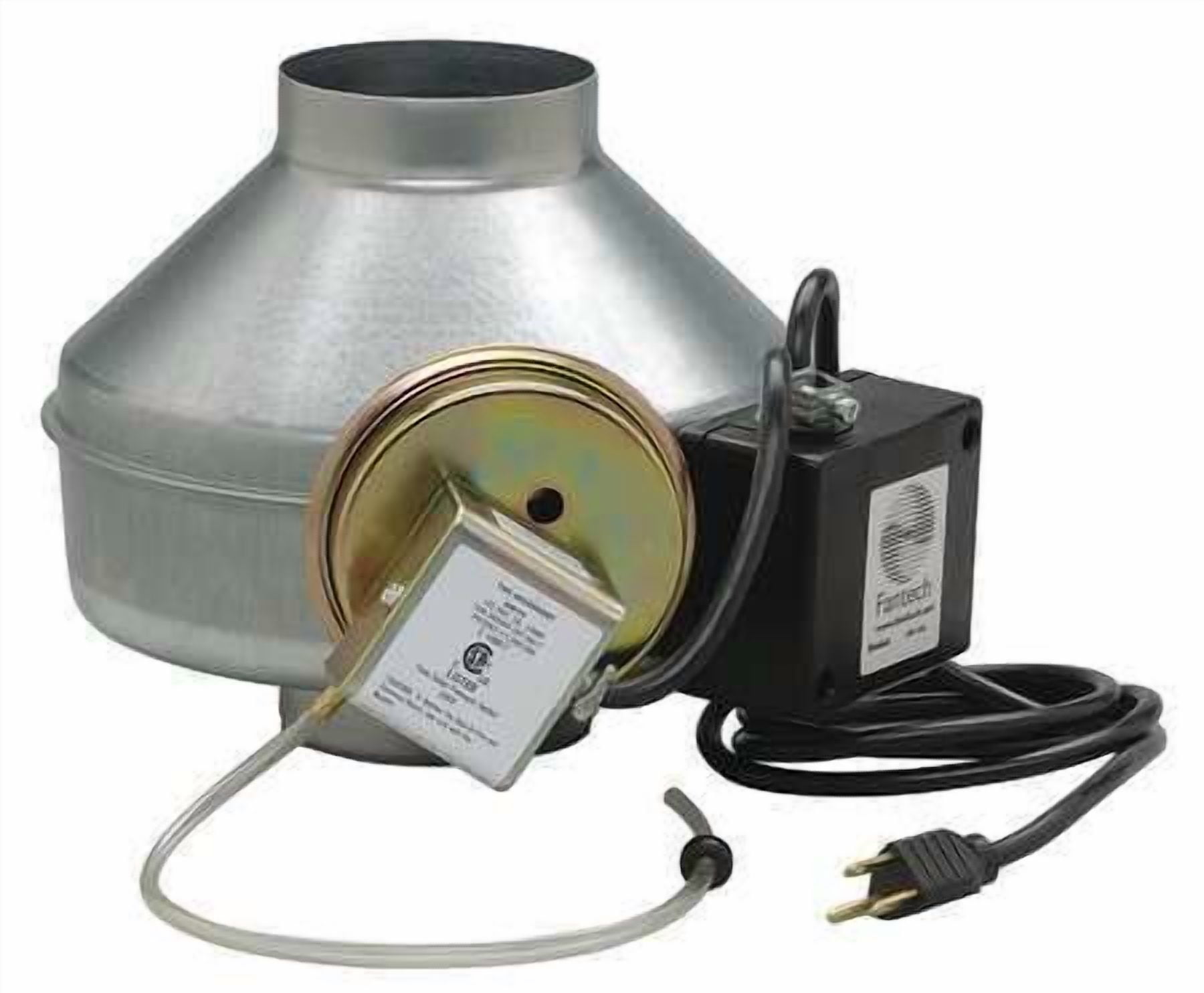 Dryer Booster Duct Fan,115V,9-3/4 Dia.
