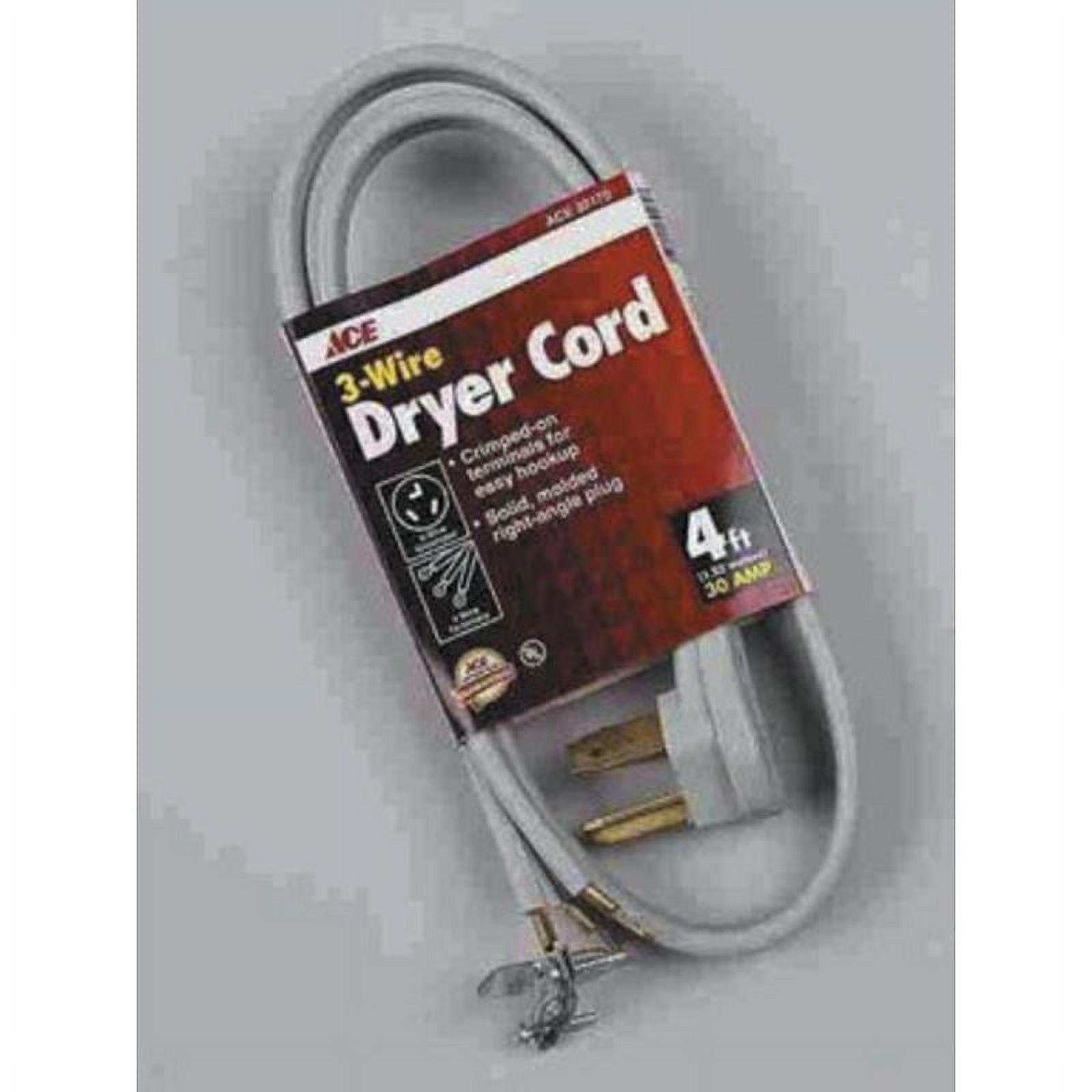 Dryer Cord3 Wire Ace Extension Cords FSR07941ACA 082901301707