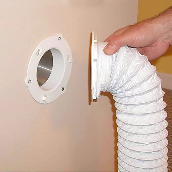 Vent Rib Adapter Dryer Dock, Dryer Vent Adapter, Fits 4 Inch Tubes, Quick Connect ...