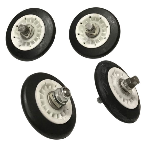 Dryer Drum Roller 4 Pack Compatible With LG Model Numbers DLEX3250W, DLEX3360R, DLEX3360V, DLEX3360W, DLEX3370R