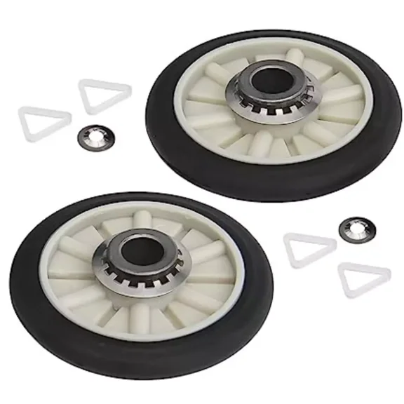 Dryer Drum Roller Kit Compatible For Model Ned4800Vq1 1-Pack