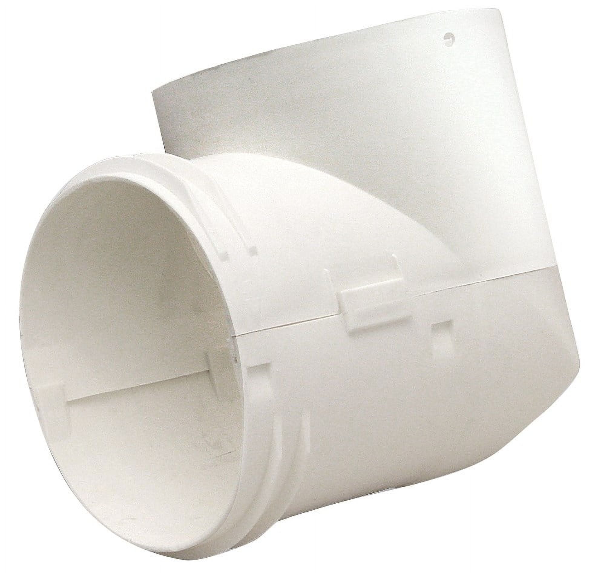 Dryer Elbow 4" x 90 Degree, Plastic Poly Connector D2DPX Dundas Jafine