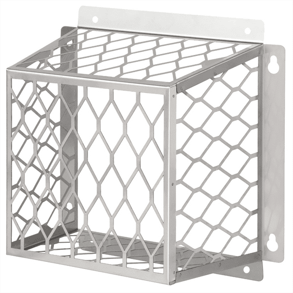 Dryer Exhaust Guard Vent Cover,Dryer Vent Bird Guard for 3 to 4 Inch Fan Cover, Stainless Steel Ventilation Bird Cage,1 x Dryer Exhaust Guard,Silver