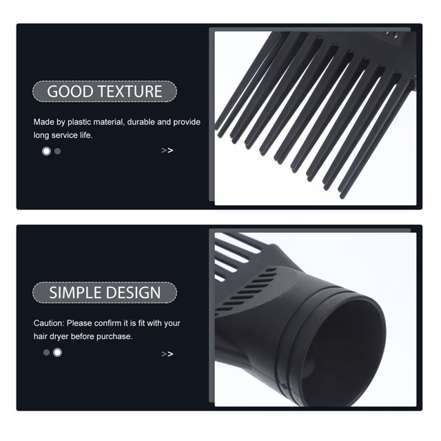 Dryer Hair Comb Attachment Blow Styling Diffuser Blower Detangling