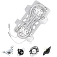 thumbnail image 1 of Heating Element DC47-00019A Compatible with Samsung Dryer, dv42h5000ew/a3 dv45h7000ew/a2 Dryer Parts, DC47-00018A Thermostat DC47-00016A DC32-00007A DC96-00887A Thermal Fuse, 1 of 9