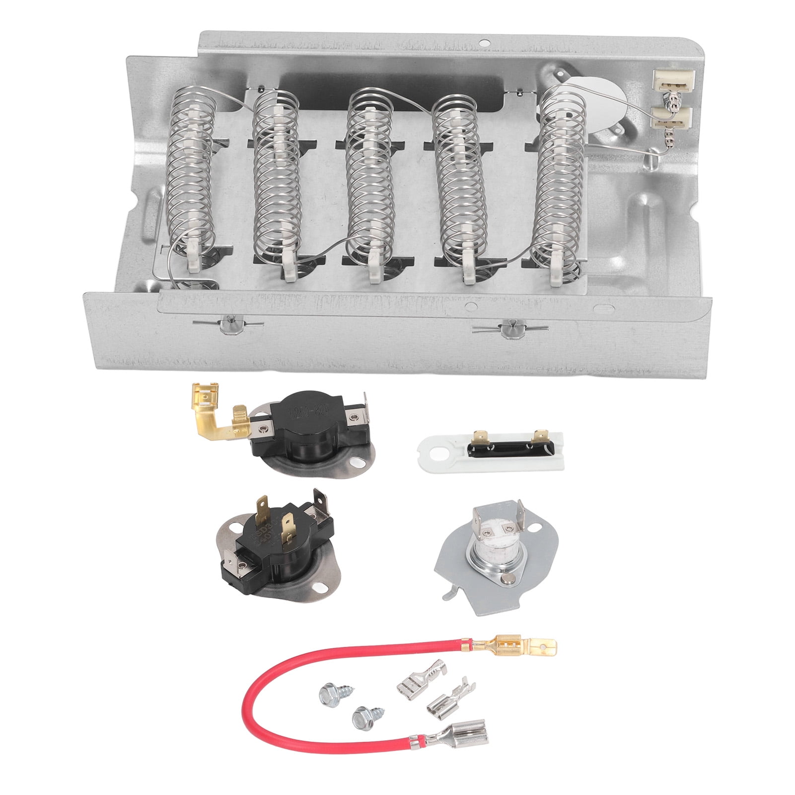Dryer Heating Element Kit Thermostat Thermal Fuse Part Replacement for Dryer Heater