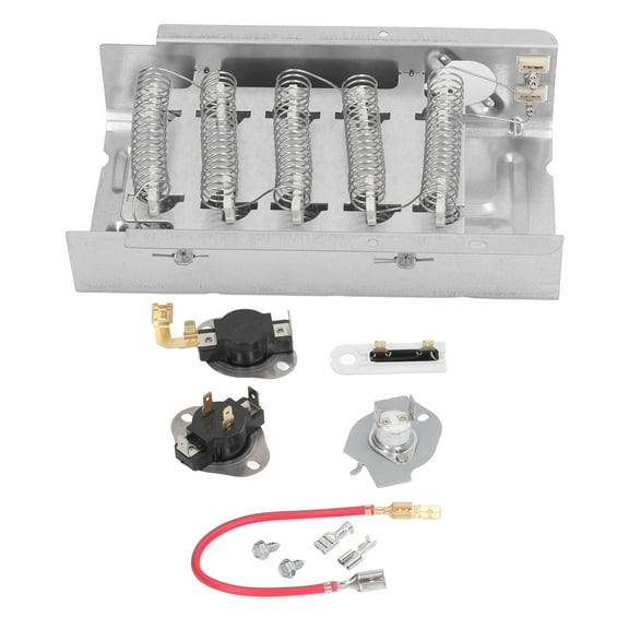 Dryer Heating Element Kit Thermostat Thermal Fuse Part Replacement for Dryer Heater