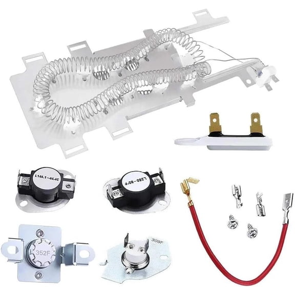 Dryer Heating Element Whirlpool duet WED8300SW0 WED8300SW1 WED70HEBW0 WED7800XW0