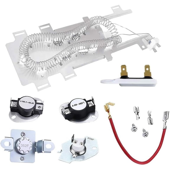 Dryer Heating Element Whirlpool duet WED8300SW0 WED8300SW1 WED70HEBW0 WED7800XW0