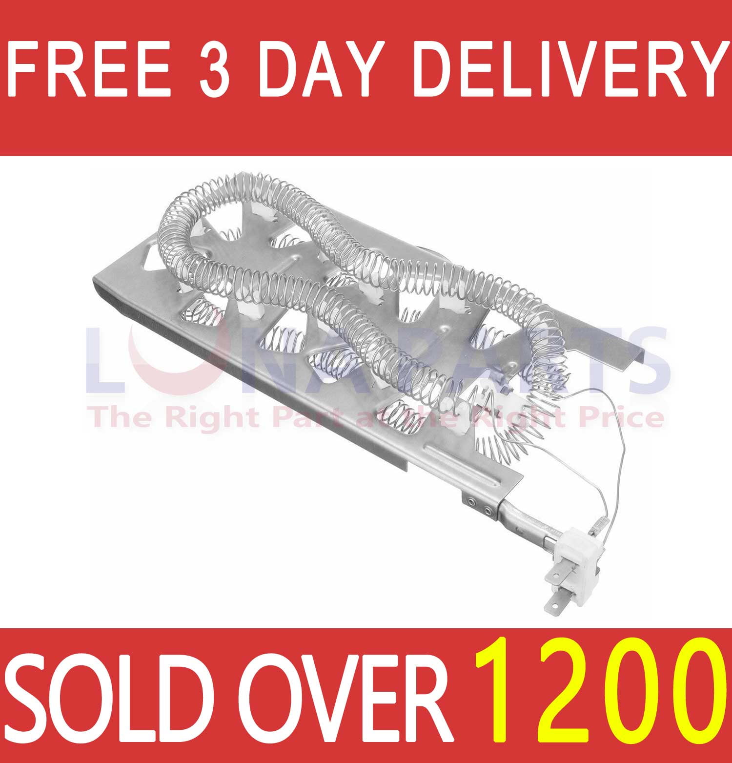 Dryer Heating Element for Whirlpool Kenmore 3387747 WP3387747 AP6008281 PS117414