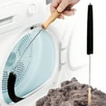 thumbnail image 1 of Dryer Lint Brush Vent Trap Cleaner, Long Flexible Nylon Brush For Dryer Exhaust Vents, Washers, Under Furniture And Appliances, 73Cm Length With 4-3/4" Wood Handle And Protective, 1 of 9