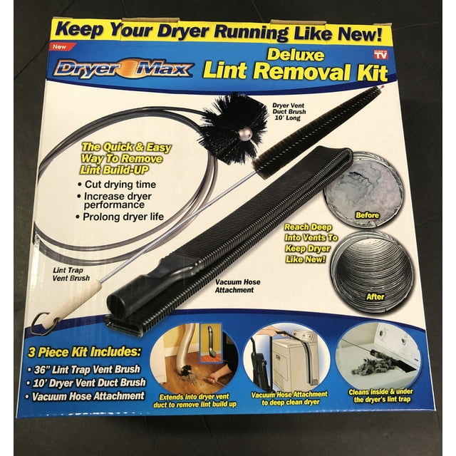 As Seen on TV Dryer Max 06520Deluxe Lint Removal Kit for Exhaust
