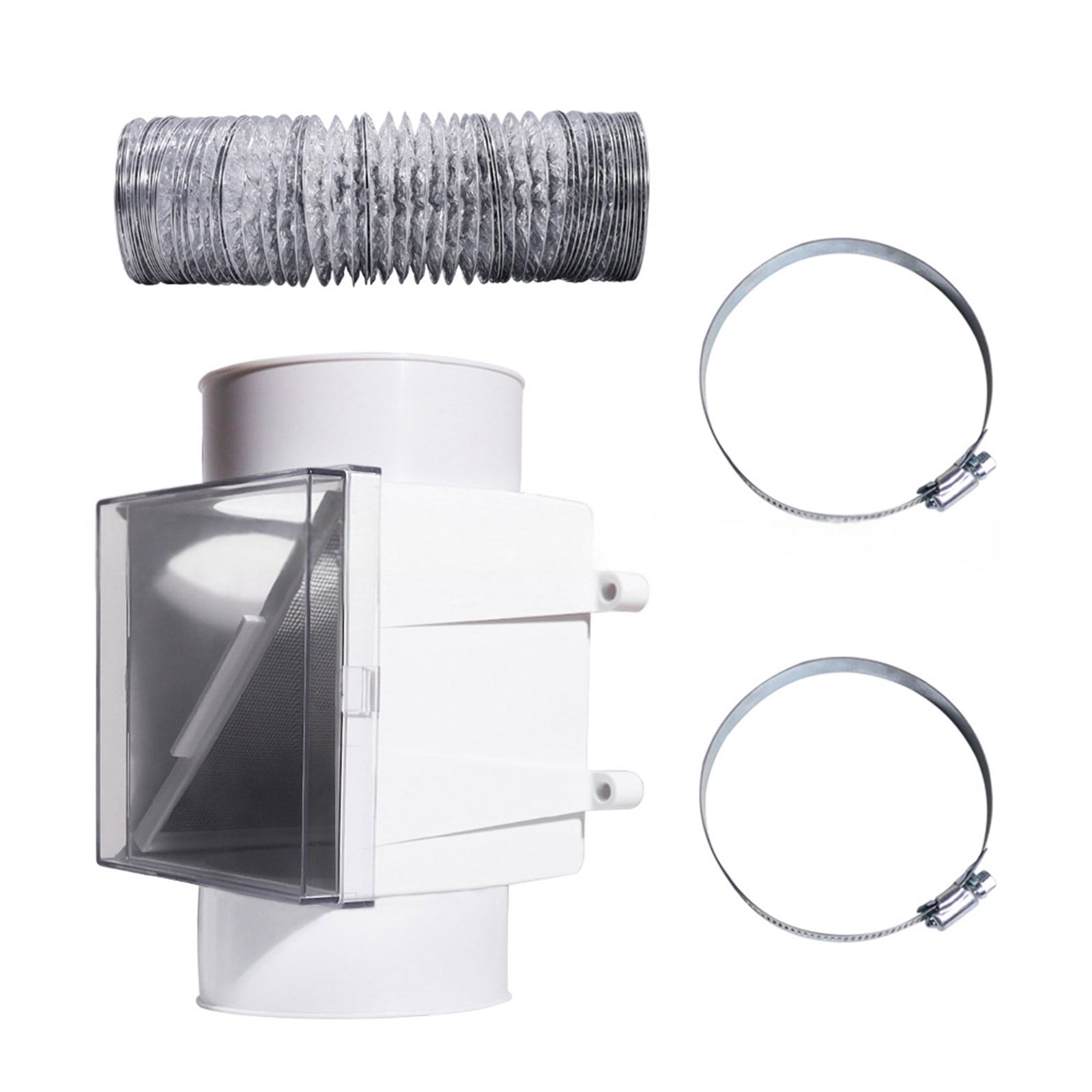 Dryer Outlet Particle Collector Entrap Flame Prevention Filter Reduces Flame Risk Improves Dryer Efficiency 4 Inch Compatible Plan