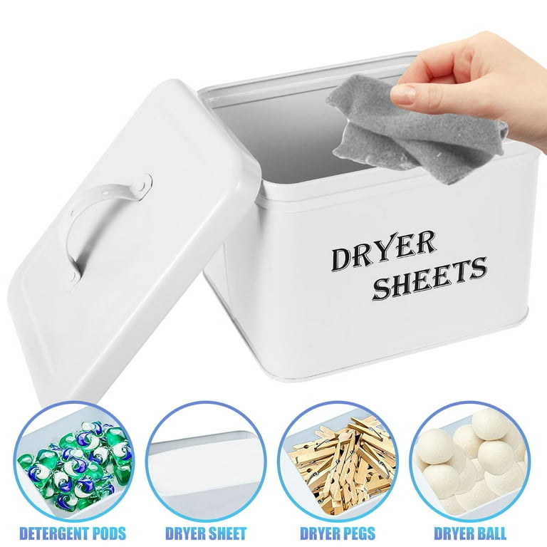 Dryer Sheets Box, Dryer Sheet Container, Dryer Sheet Organizer