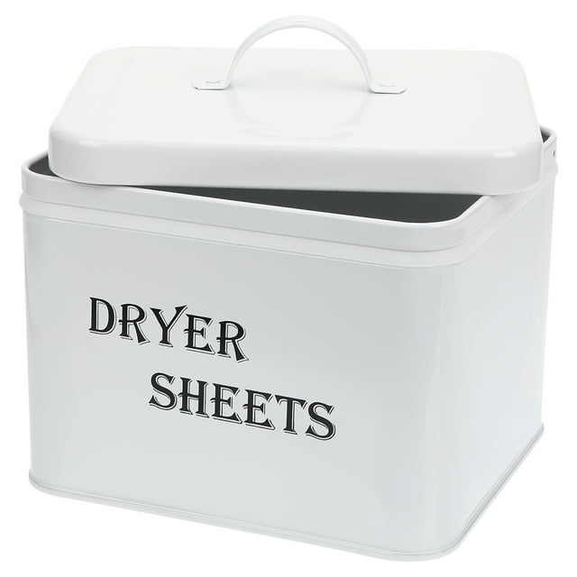 Dryer Sheet Holder Metal Dryer Sheet Storage Box Laundry Room Storage ...