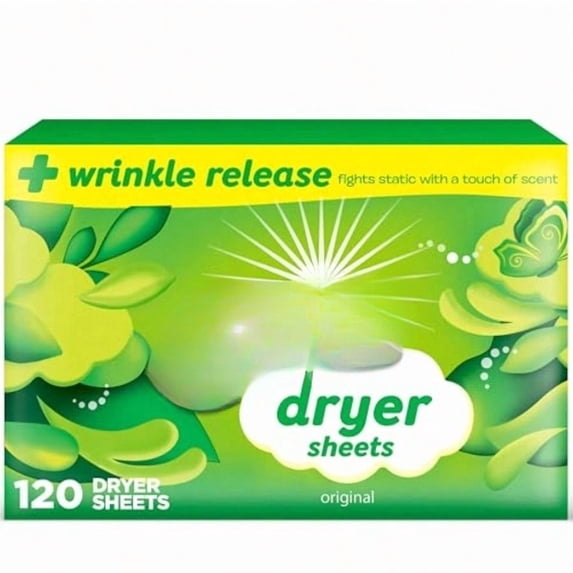 Dryer Sheets, Original Scent, 120 Count
