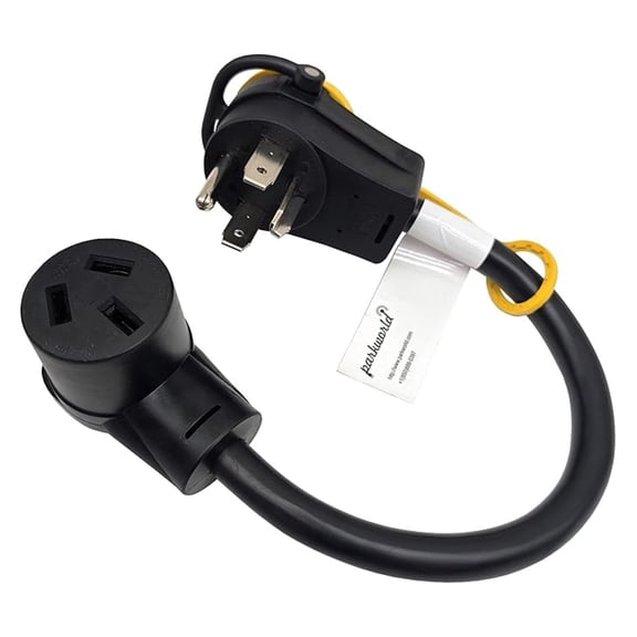 Dryer Splitter Adapter Piggy-Back NEMA 14-30P and 14-30R (to 10-50R)