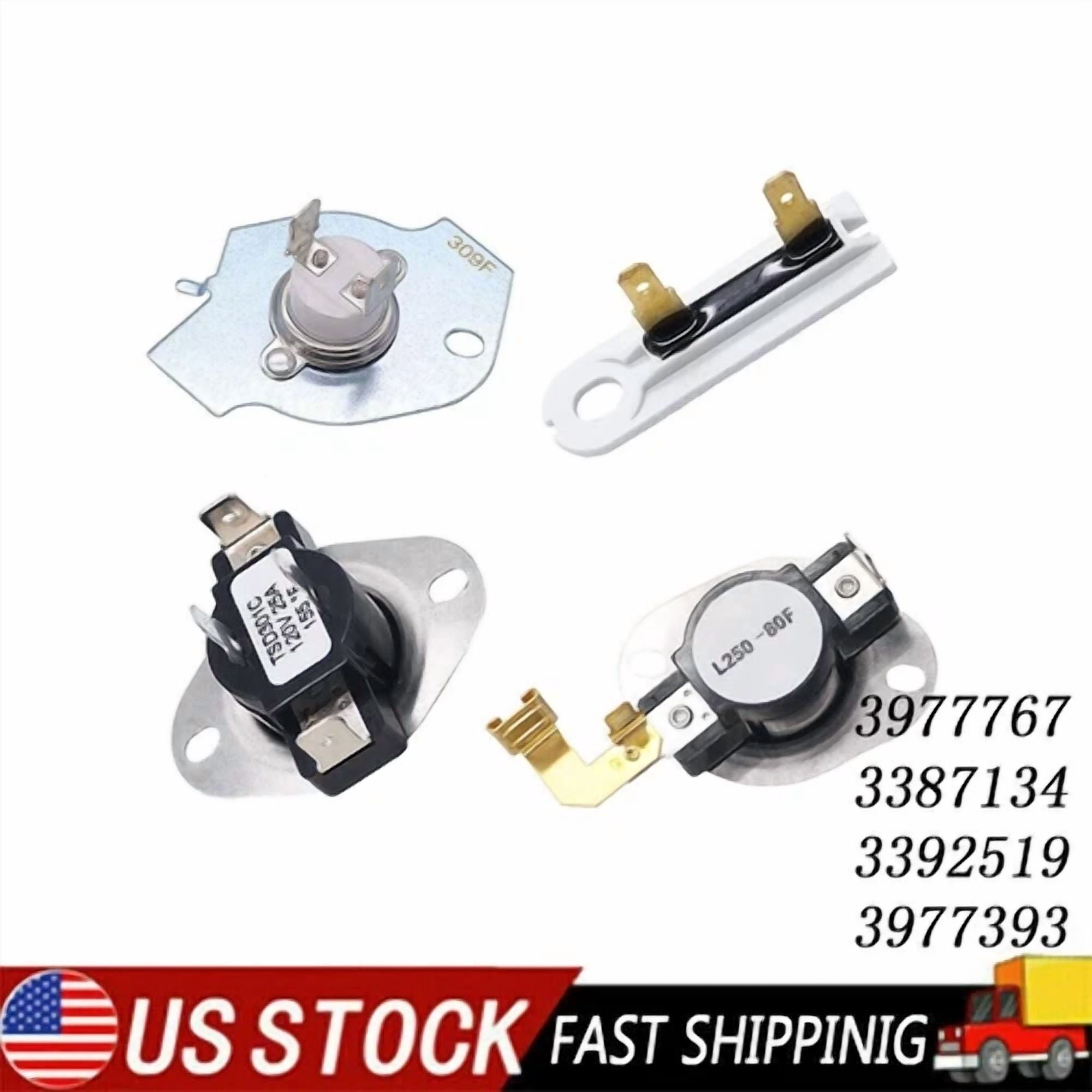 Dryer Thermostat Fuse Kit 279816 3977767 3392519 3387134 3977393 2651 3399848