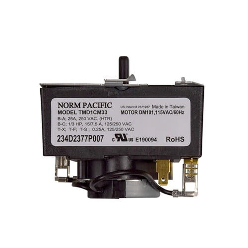 Dryer Timer Control WE04X25586 234D2377P007 by NESTCO, Compatible with Select Hotpoint and General Electric Dryers
