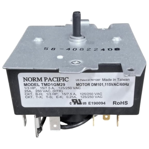 Dryer Timer fits General Electric, AP6027534, PS11759041, WE04X24551