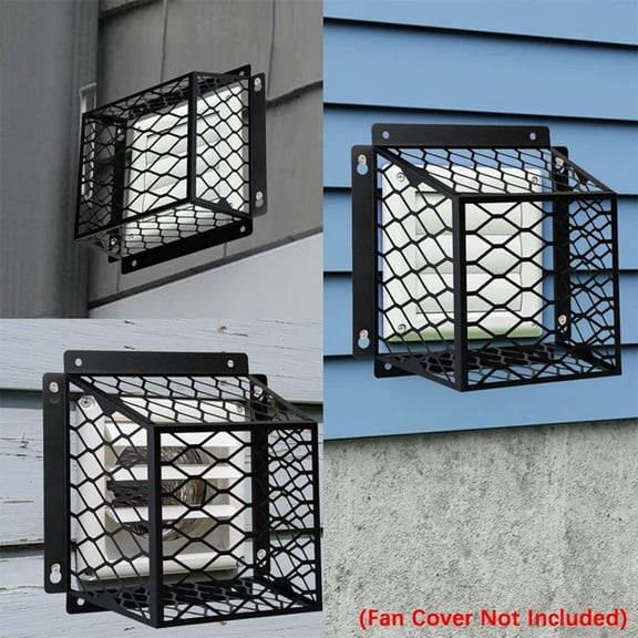 Dryer Vent Bird Guard, Steel Cover for 3-4 Inch Exhaust Vents, Prevents Nesting