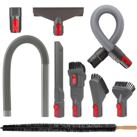 Dryer Vent Cleaner Kit and Attachment Brush Bundle for Dy*son Gen 5 V15 V12 V11 V10 V7 V8 Absolute Detect Cyclone Fluffy Mattress Outsize Vacuum Cleaner Accessories Kit Replacement Tools