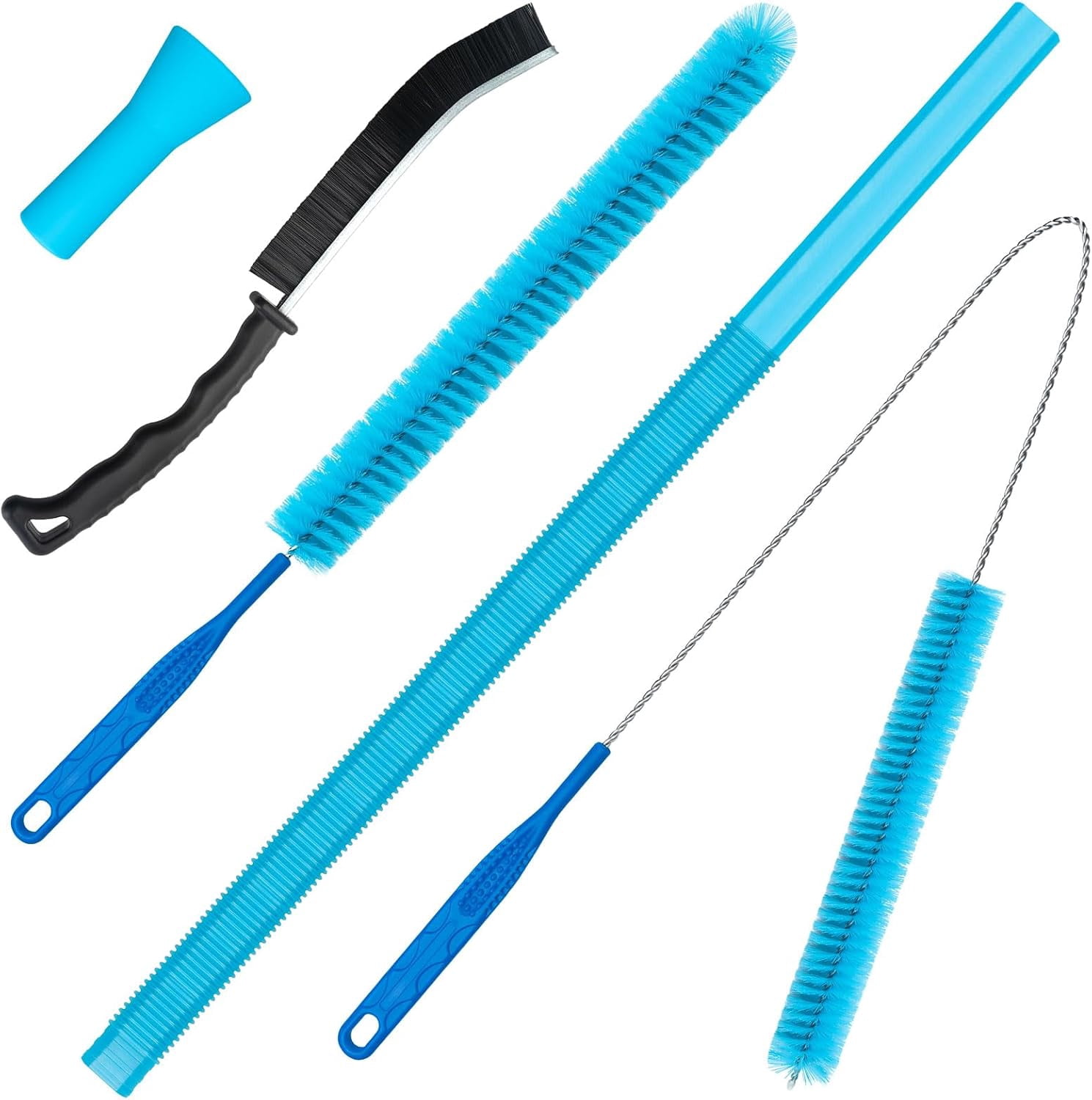 Dryer Vent Cleaner Kit - Compatible Universal Vacuum Attachment Hose with Most Vacuum Cleaner, Dryer Lint Cleaner Kit and Cleaning Brush Tools for Efficient Dryer Vent Hose Maintenance