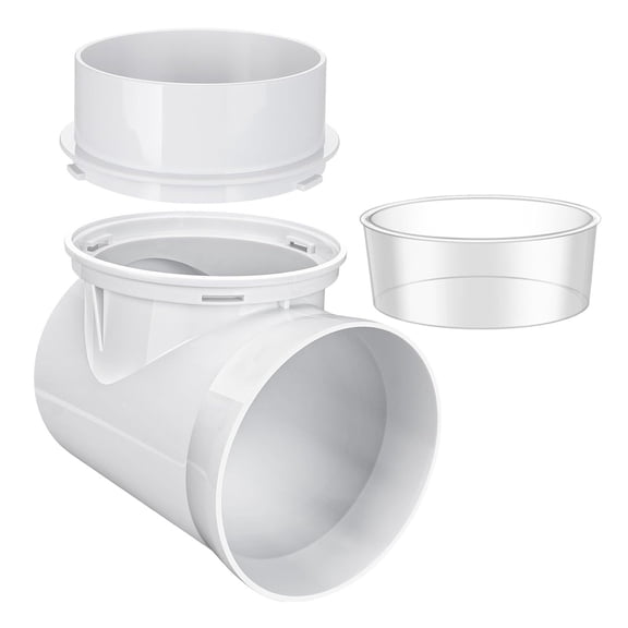 Dryer Vent Connection Set Tumble Dryer Connector 90 Degree Dryers Vent Hose Pressure Easy Installation