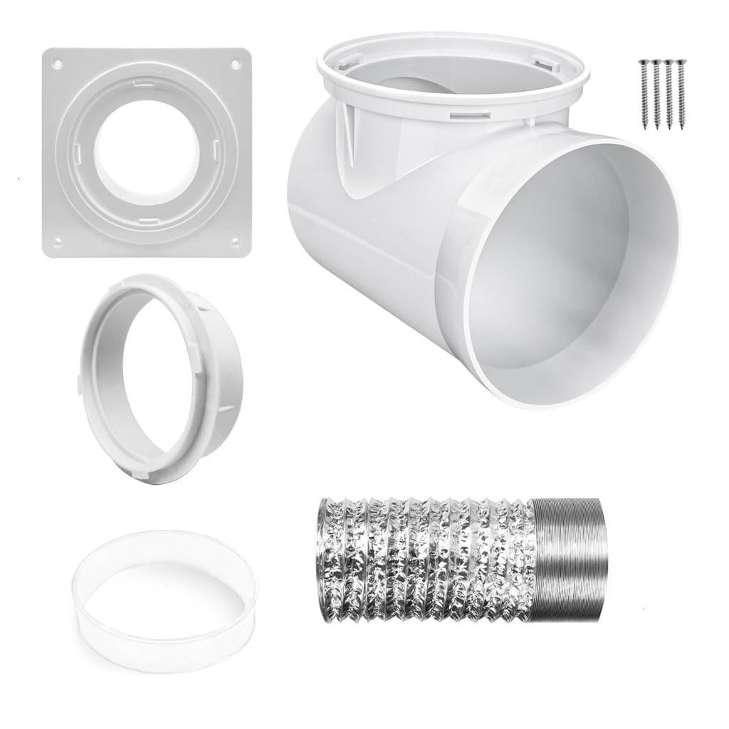 Dryer Vent Connector Dryer Vent Wall Plate Hose Extension Connector Vent Adapter Quick Connection Disconnection For Wall