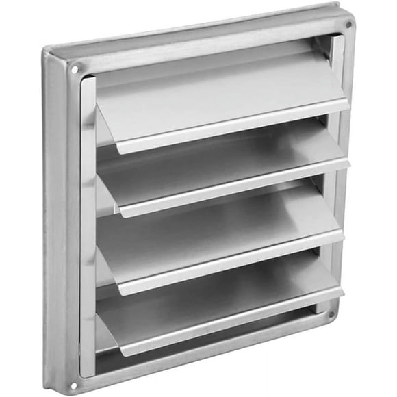 Dryer Vent Cover,100Mm Stainless Steel Wall Vent Grille,Square Ducting Air Inlet For Tumble Dryer Extractor Fan Outlet