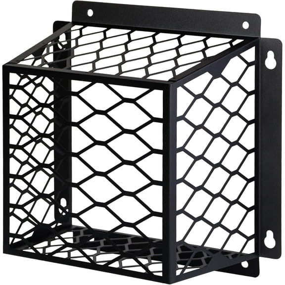 Dryer Vent Cover Guard,Dryer Vent Cage Bird Guard for Most 3" to 4" Exhaust Fan Cover,7"Lx7"Wx5"H Steel Ventilation Bird Cage for Bathroom Exhaust Ventilation,Black