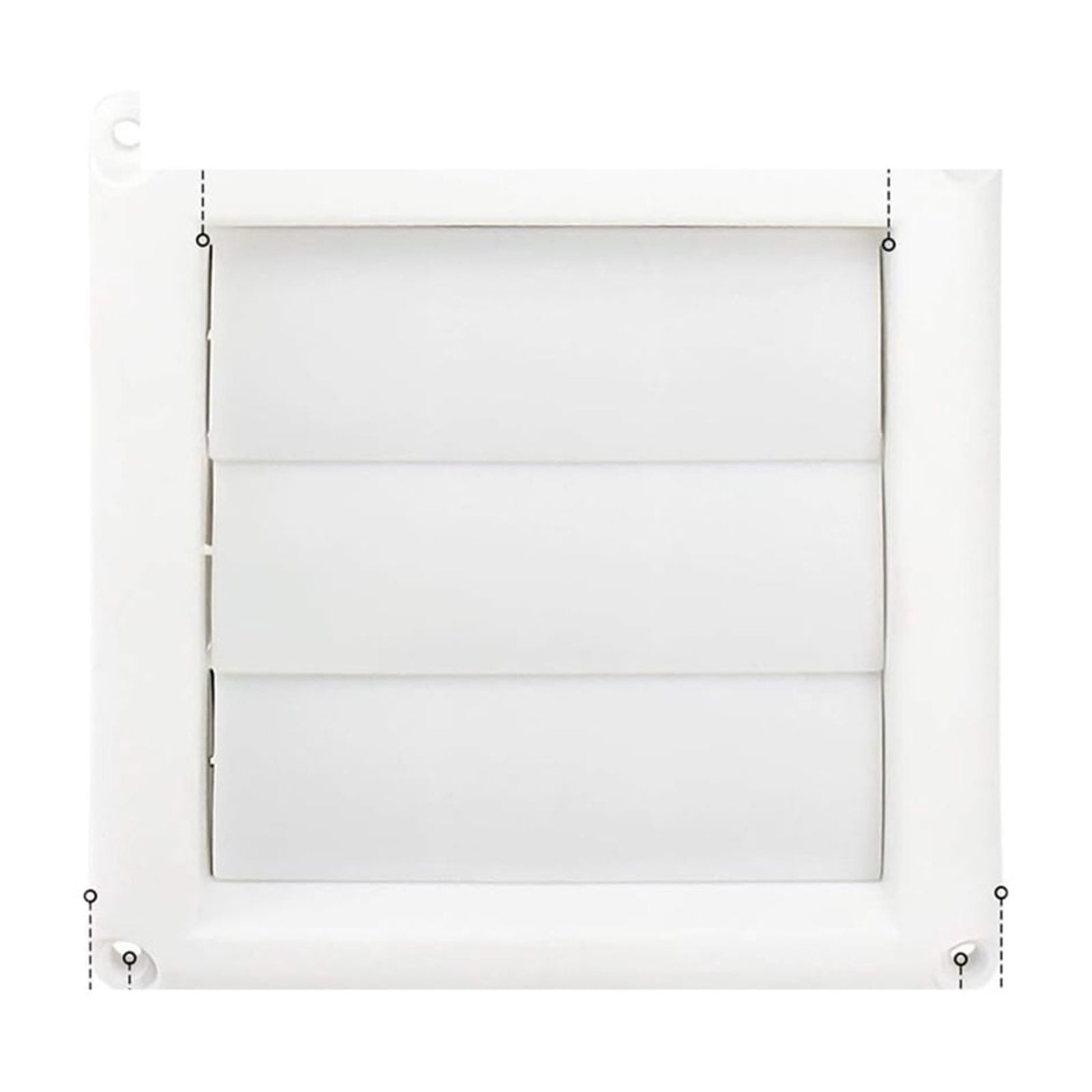Dryer Vent Cover for Exterior Wall Vent Hood Outlet Airflow Vent Dryer Air Vent with Screen Includes ,Weather Tight