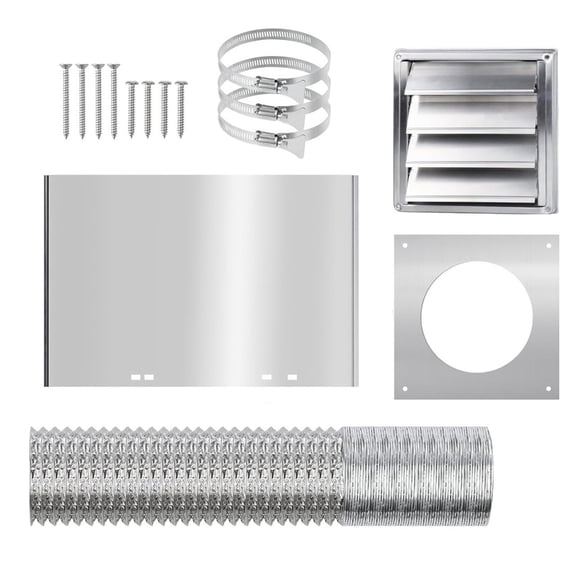 Dryer Vent Kits Dryer Vent Hose Connectors Wall Ducting Kits Easy to Use